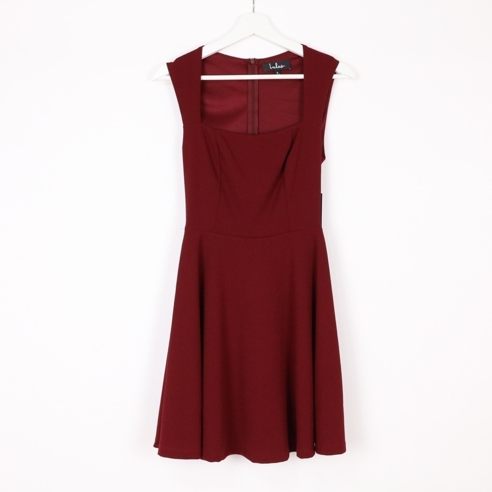 Lulu's Burgundy Mini Dress
